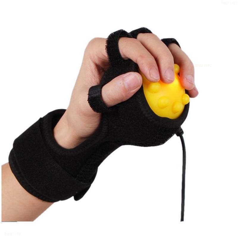 Hand Massager Ball Massage Infrared Hot Compress Hand and Fingers Dystonia Hemiplegia Stroke Physiotherapy Rehabilitation Spasm