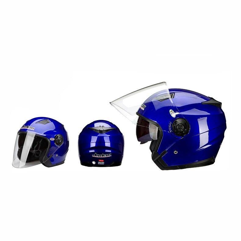 Motorbike Casco Go Kart Scooter Motor Van Motorcycle Dual Lens Vintage Helmets Four Seasons Racing Half Helmets Casque Helmet