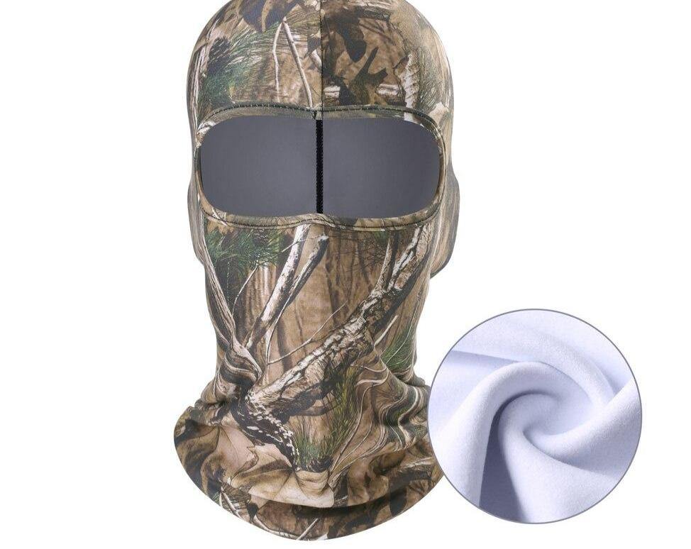 Winter Camouflage Fleece Balaclava Full Face Mask Cover Warmer Motorcycle Motocross Biker Cycling Snowboard Bike Bicycle Cap Men