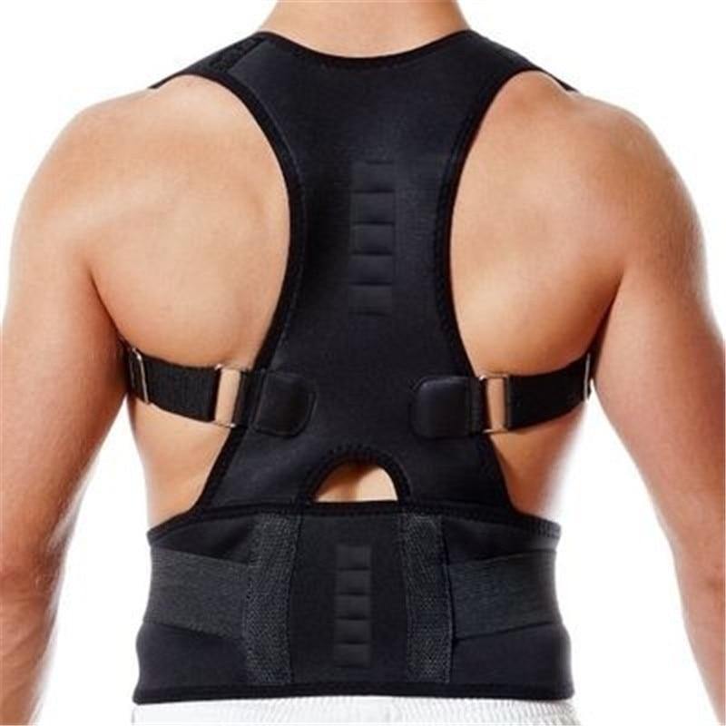 ZITY Sitting Posture Corrector Adjustable Magnetic Shape Body Shoulder Brace Belt Men and Women Back Vertebra Correct Therapy