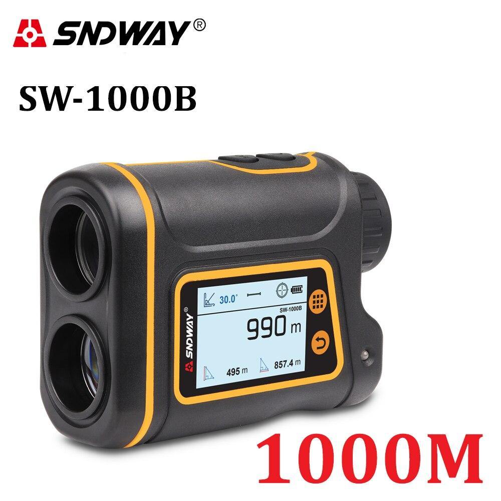 SNDWAY Telescope Laser Range Finder for Hunting Golf Sports 800M/1000M/1500M Monocular Rangefinder Laser Distance Meter Tools