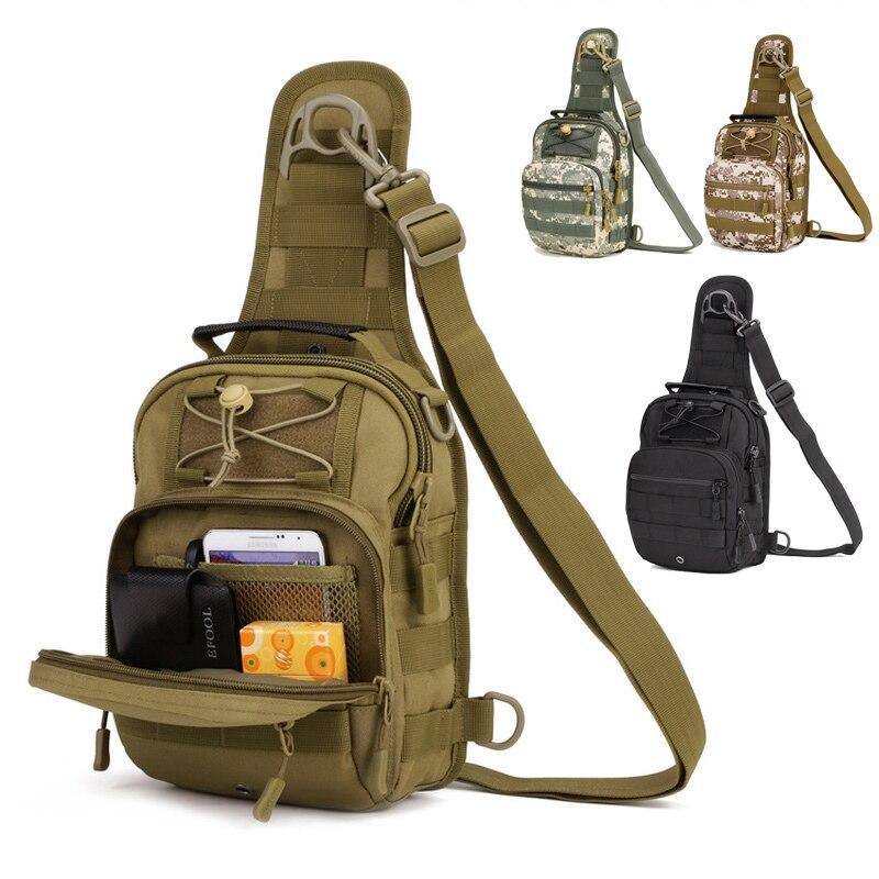 Men's Waterproof Tactical Backpack,Military Army Bag,Crossbody Bag,Camping Handbag,Camouflage Molle Hiking Sports Outdoor Bag