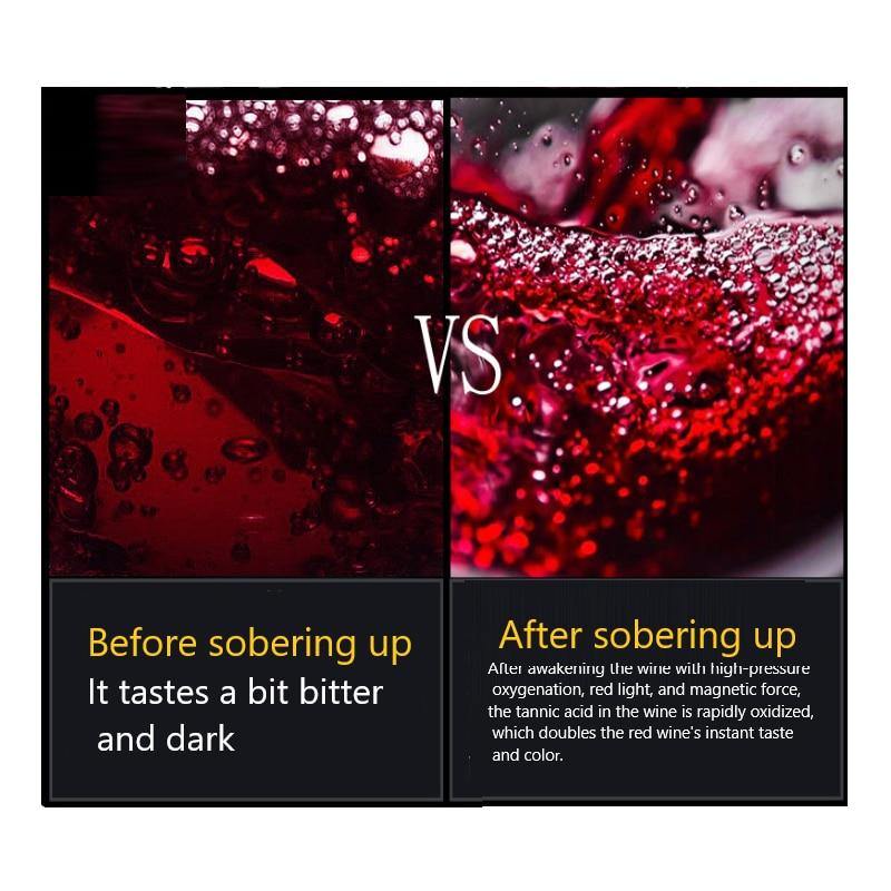 Smart Electric Wine Pourer Portable Wine Decanter Automatic Red Wine Pourer Aerator Decanter Dispenser Bar Accessories Barware