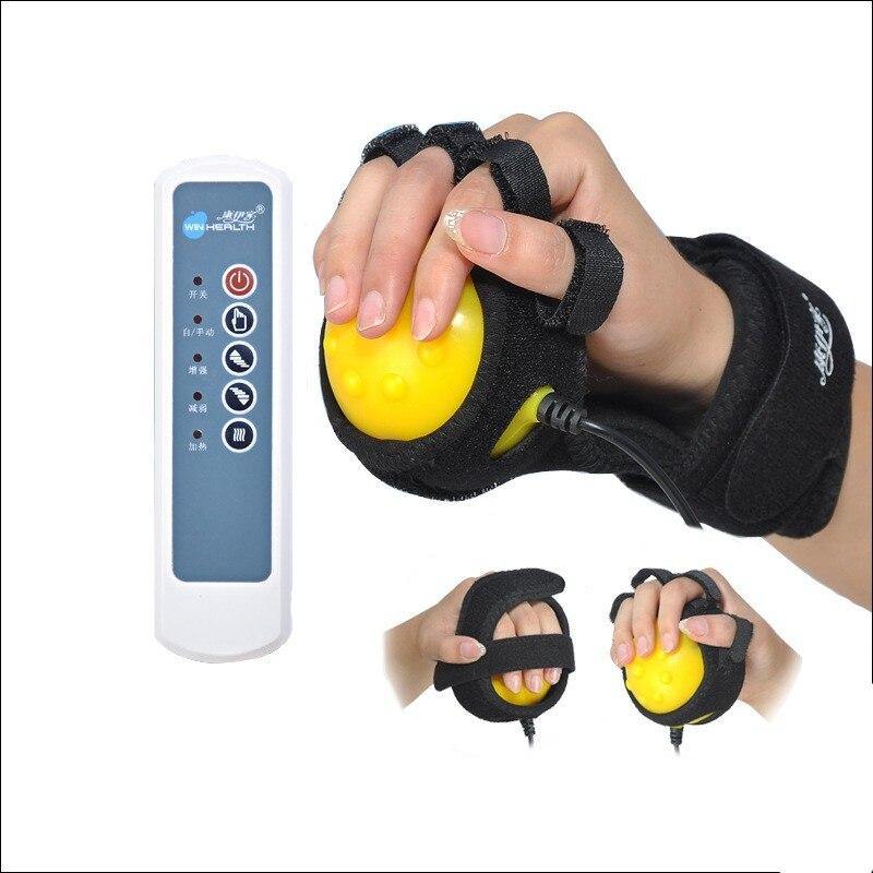 Hand Massager Ball Massage Infrared Hot Compress Hand and Fingers Dystonia Hemiplegia Stroke Physiotherapy Rehabilitation Spasm