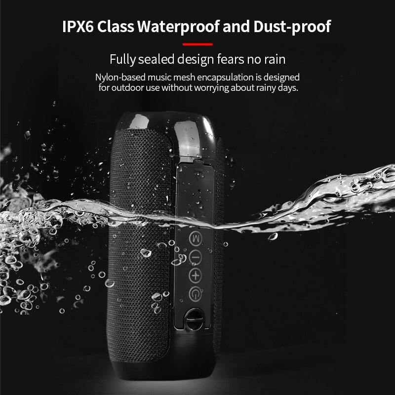 TG117 Wireless Bluetooth Outdoor Speaker Portable Column Waterproof Loudspeaker Support A2DP AVRCPTF Card FM Radio Aux Input Sh*