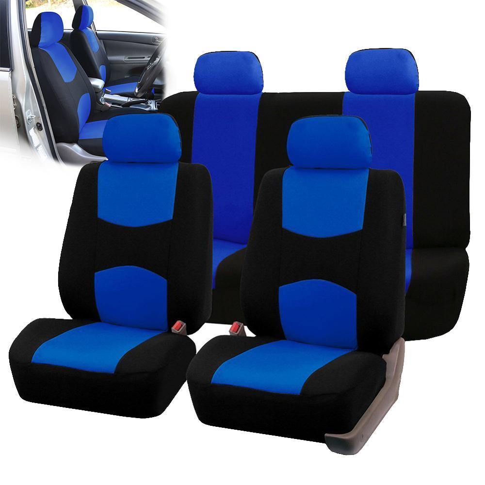 Universal 9pcs Styling Full set Seat Covers Cloth Front/Back Interior Accessories Autom Protector Car Seat Cover Dropshipping