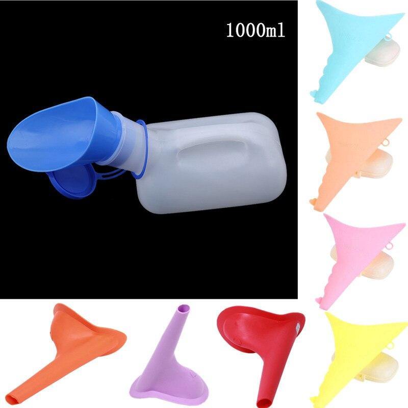 Female Male Portable Mobile Toilet Car Travel Journeys Camping Boats Urinal Outdoor Supllies Travel Kit Plastic Urine Bottle