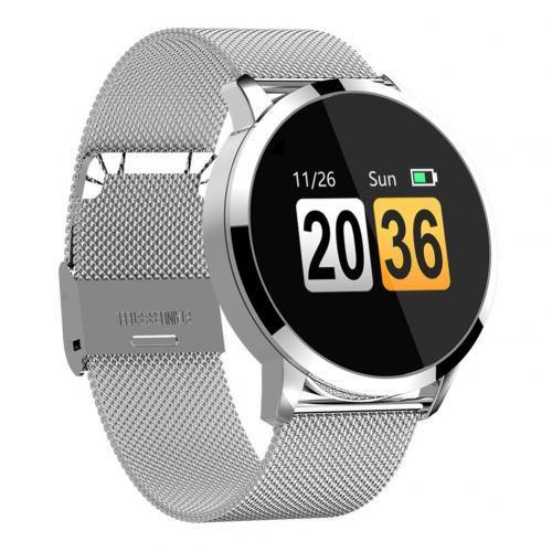 Q8 0.95-Inch OLED Color Screen Heart Rate Monitor Fitness Business Sports Smart Watch Multi-Language Waterproof Bracelet