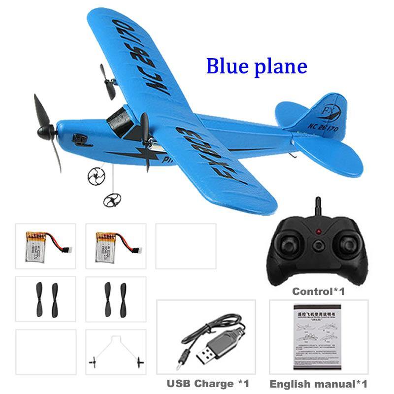 RC Electric Airplane Remote Control Plane RTF Kit EPP Foam 2.4G Controller 150 Meters Flying Distance Aircraft Global Hot Toy