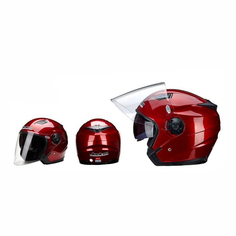 Motorbike Casco Go Kart Scooter Motor Van Motorcycle Dual Lens Vintage Helmets Four Seasons Racing Half Helmets Casque Helmet