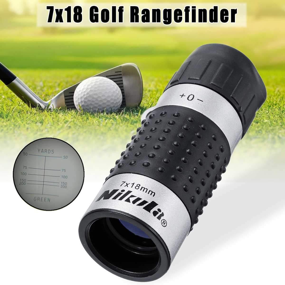 7x18  163m/1000m Golf Monocular Rangefinder Distance Meter Finder Binocular Pocket-Scope Range Sightseeing Surveillance Races