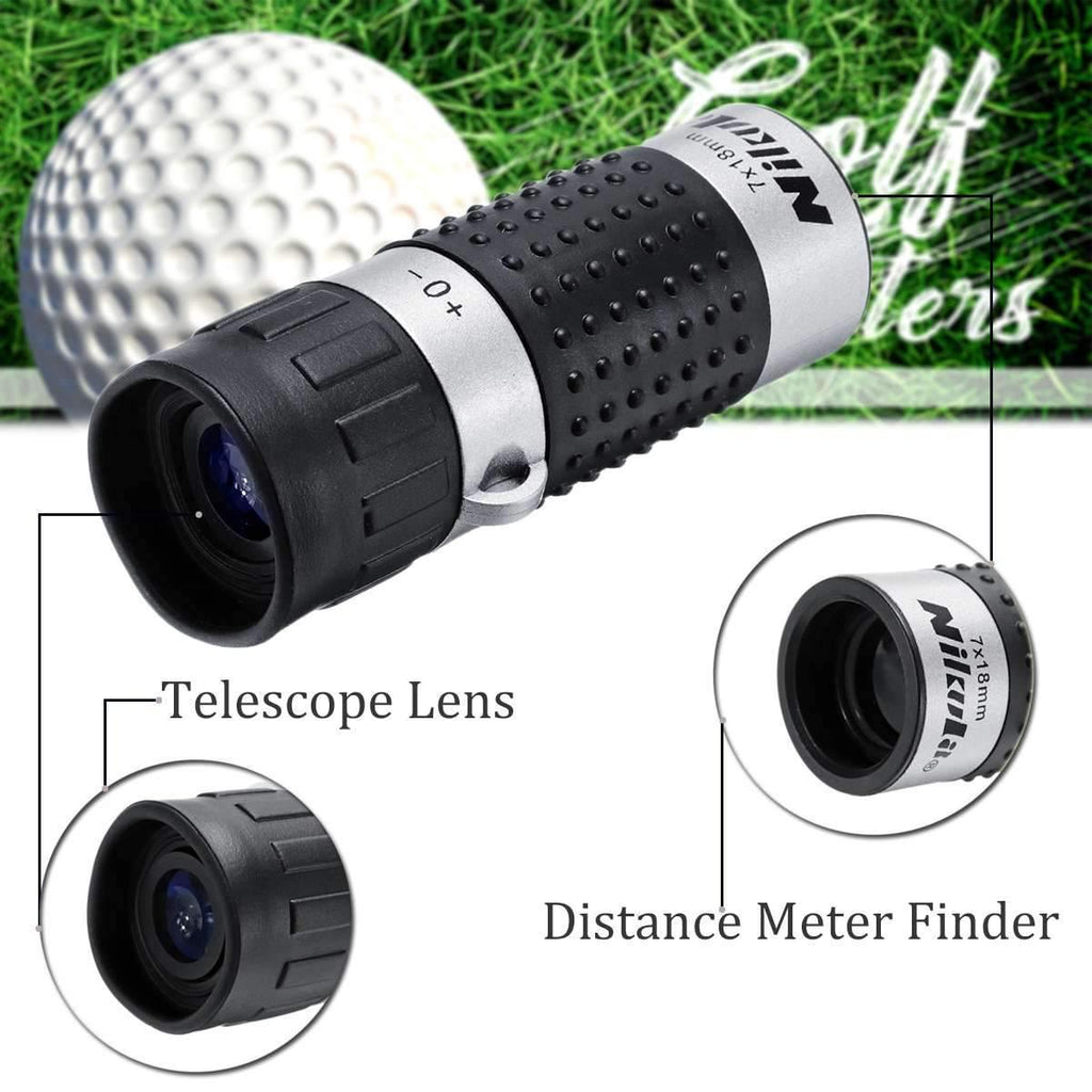 7x18  163m/1000m Golf Monocular Rangefinder Distance Meter Finder Binocular Pocket-Scope Range Sightseeing Surveillance Races
