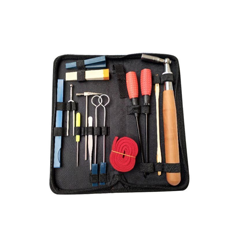 13pcs/set Professional Piano Tuning Maintenance Tool Kits Hammer Stick Screwdriver With Case Portable Piano Accessories