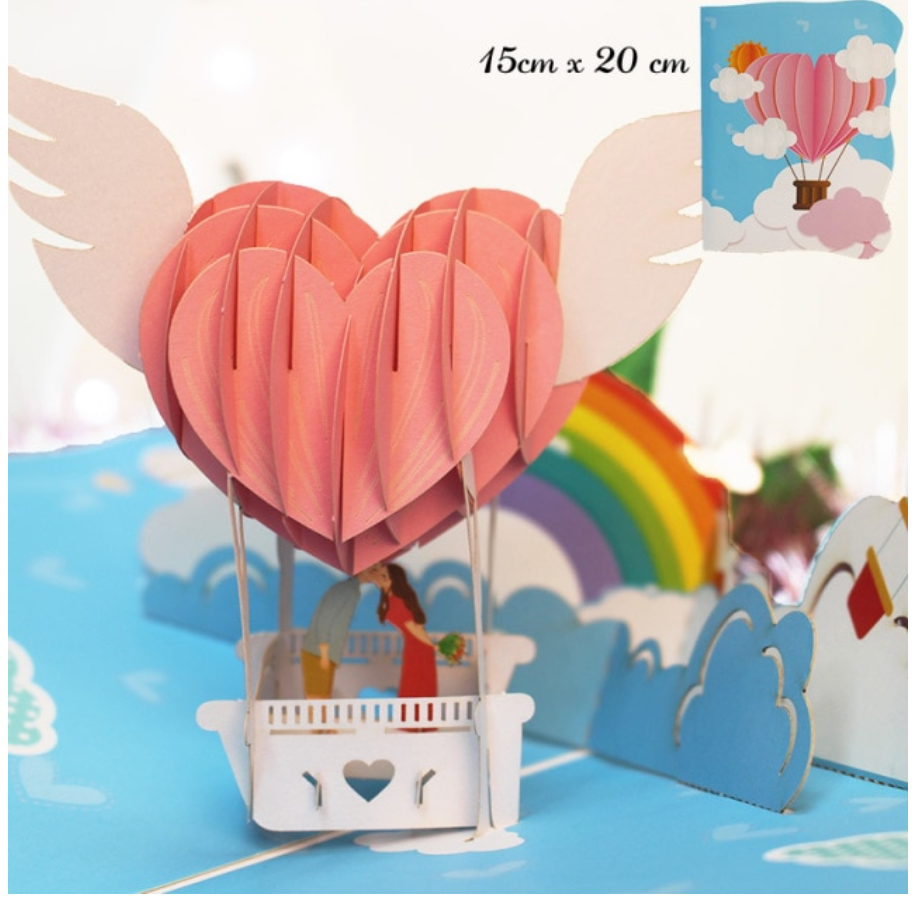 Beautiful 3D Pop-Up Cards For Any Occasion Valentine Wedding Birthday