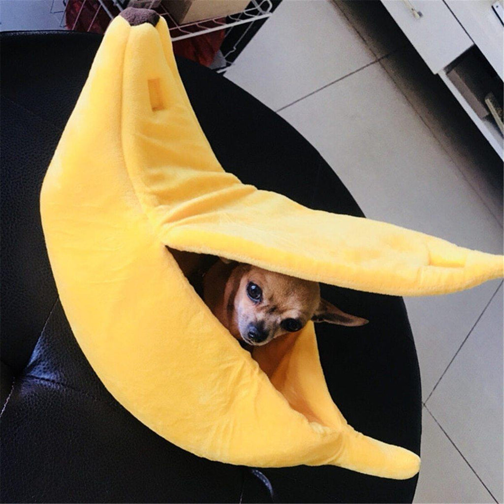 Durable Banana Shape Cat Pet Dog Kennel Cushion Bed House - Mercy Abounding