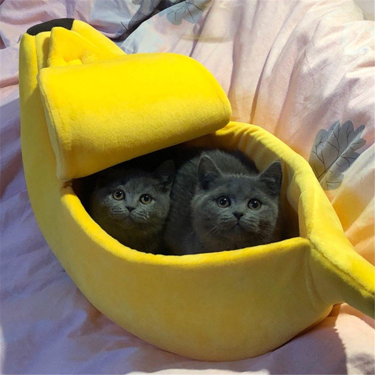 Durable Banana Shape Cat Pet Dog Kennel Cushion Bed House - Mercy Abounding