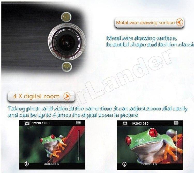 IR Night vision Full  1080P K6000 Car DVR Video Camera Recoder MI motion Detection 120 degree wide viewing angle