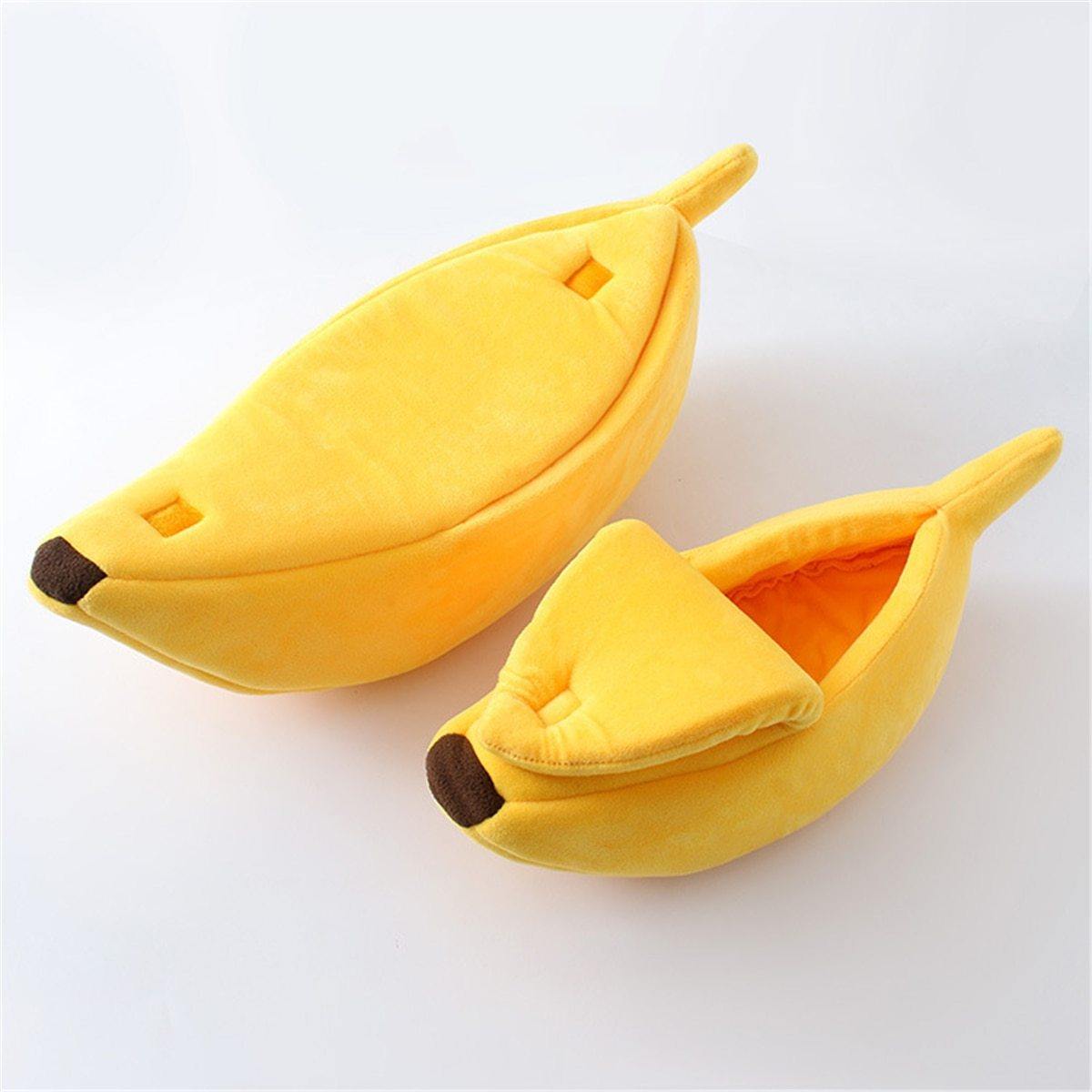 Durable Banana Shape Cat Pet Dog Kennel Cushion Bed House - Mercy Abounding