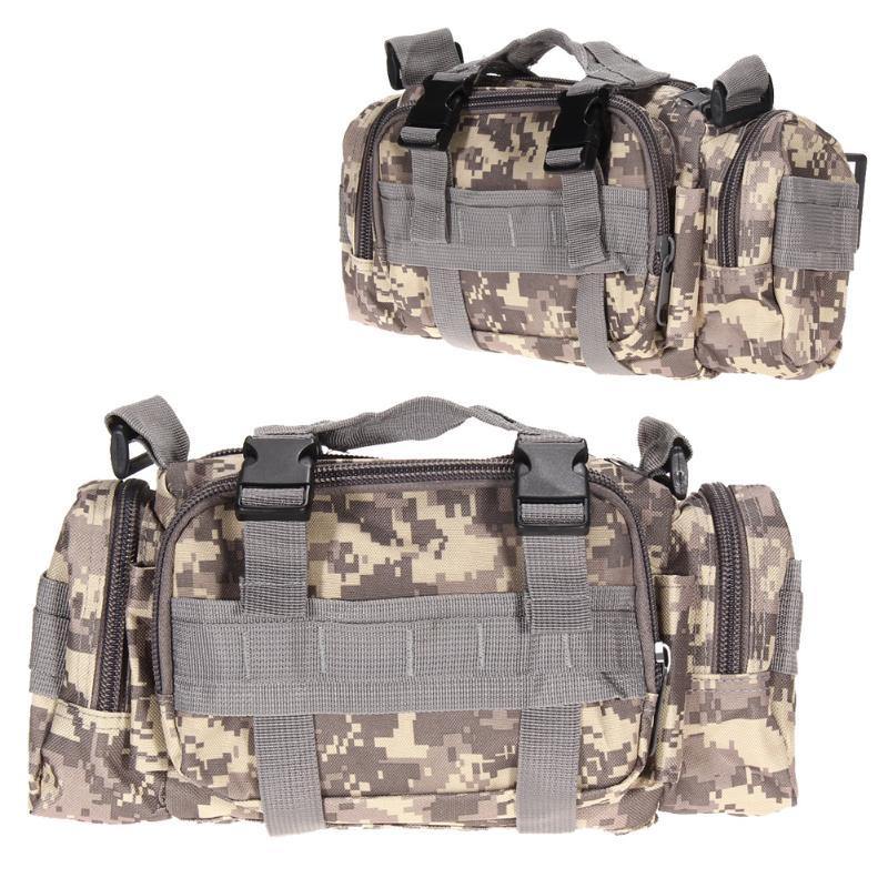 6L Outdoor Waist Bag Nylon Camouflage Camping Hiking Hunting Shoulder Bag