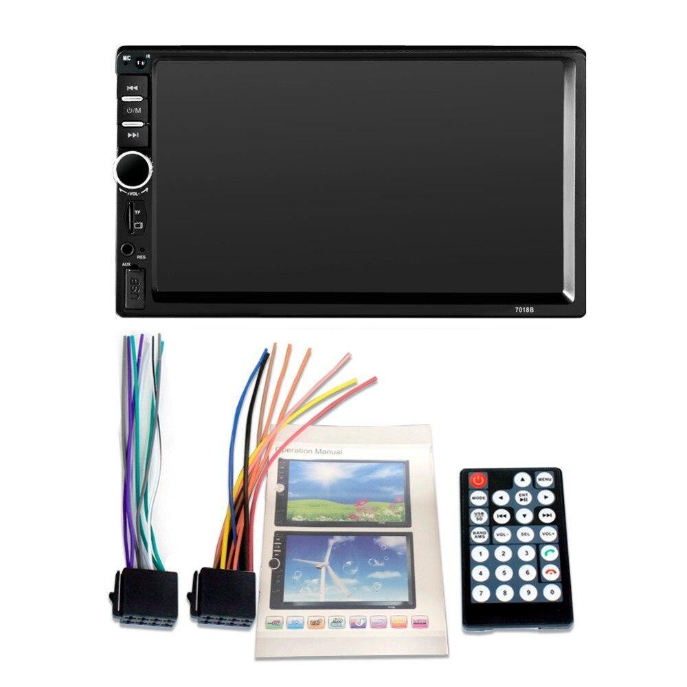 Universal 2 din Car Multimedia Player Autoradio 2din Stereo 7" Touch Screen Video MP5  Auto Radio Backup Camera