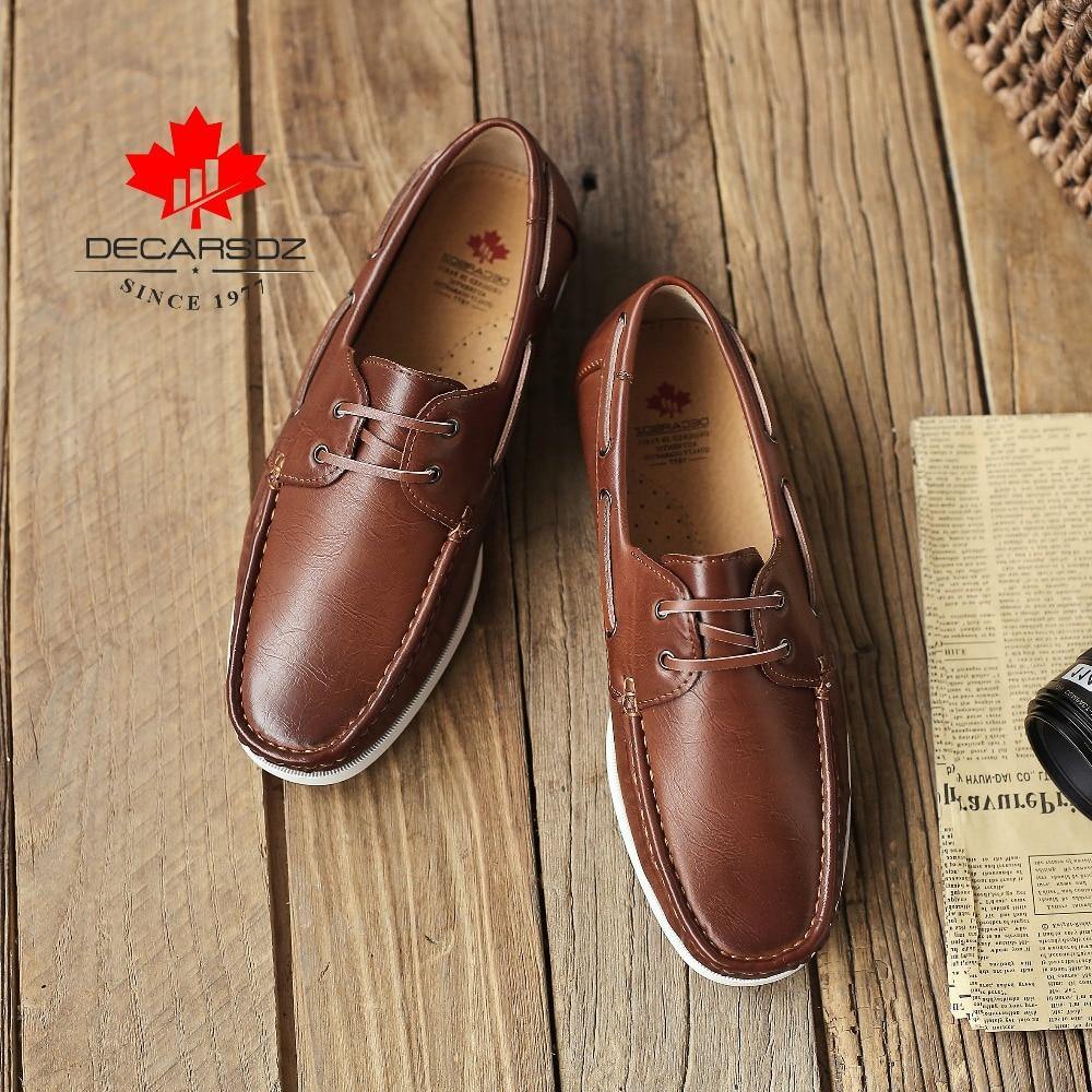 Autumn Men Shoes 2021 New Fashion Loafers Shoes Men Comfy PU Leather Men's Flats Brand Male mocasines Footwear Men Casual Shoes