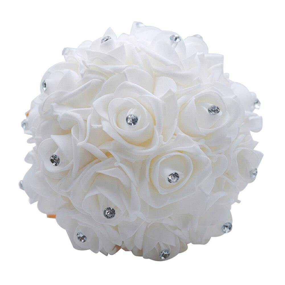 18*22cm Holding Flower Bride Simulation Bouquet Wedding Supplies PE Bridesmaid Wedding Foam flowers