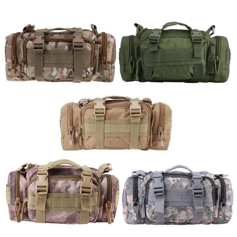 6L Outdoor Waist Bag Nylon Camouflage Camping Hiking Hunting Shoulder Bag
