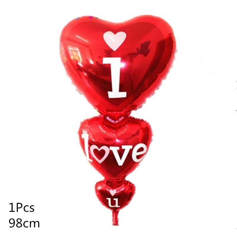 Wedding Balloons Foil Groom Bride Love Balloon for Wedding Decoration Bachelorette Party Valentine's Day Adult Party Supplies