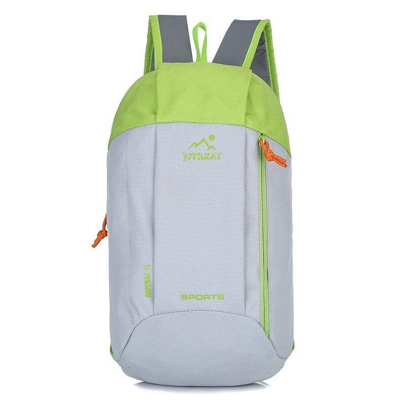 10L Men Women Child Travel Hiking Bag Zipper Adjustable Belt Camping Knapsack Outdoor Sports Light Weight Waterproof Backpack