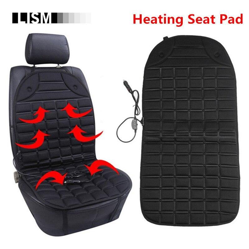 Universal 12V Car Seat Cover 25-60 Degree Adjustable Temperature Auto Heated with Heating Winter Seats Heated Cushion Case HOT