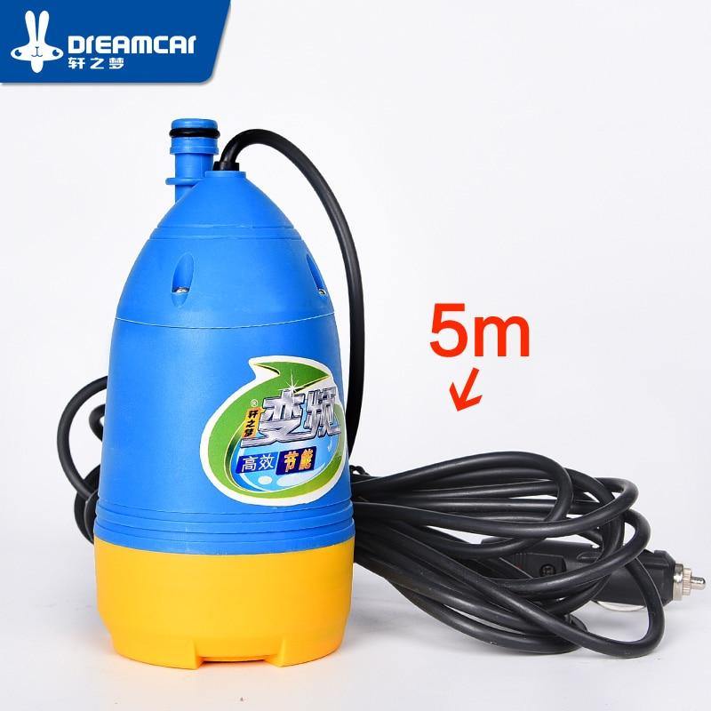 Car Wash 12V Car Washer Gun Pump High Pressure Cleaner Car Care Portable Washing Machine Electric Cleaning Auto Device Brush