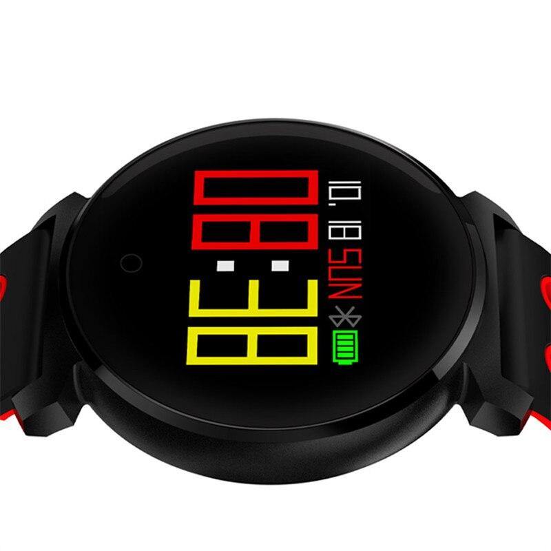 Bluetooth Smart Watch Bracelet IP68 Waterproof Blood Pressure/Oxygen Monitor Heart Rate Tracker Smart Reminder Android 4.4 iOS