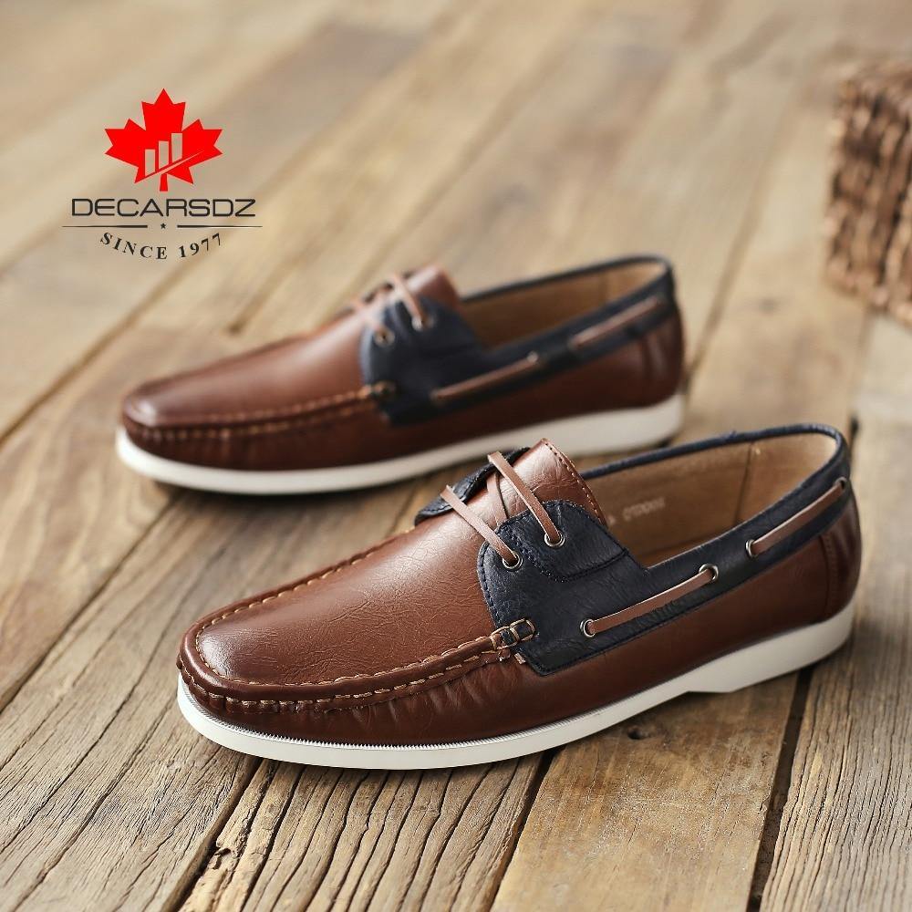 Autumn Men Shoes 2021 New Fashion Loafers Shoes Men Comfy PU Leather Men's Flats Brand Male mocasines Footwear Men Casual Shoes