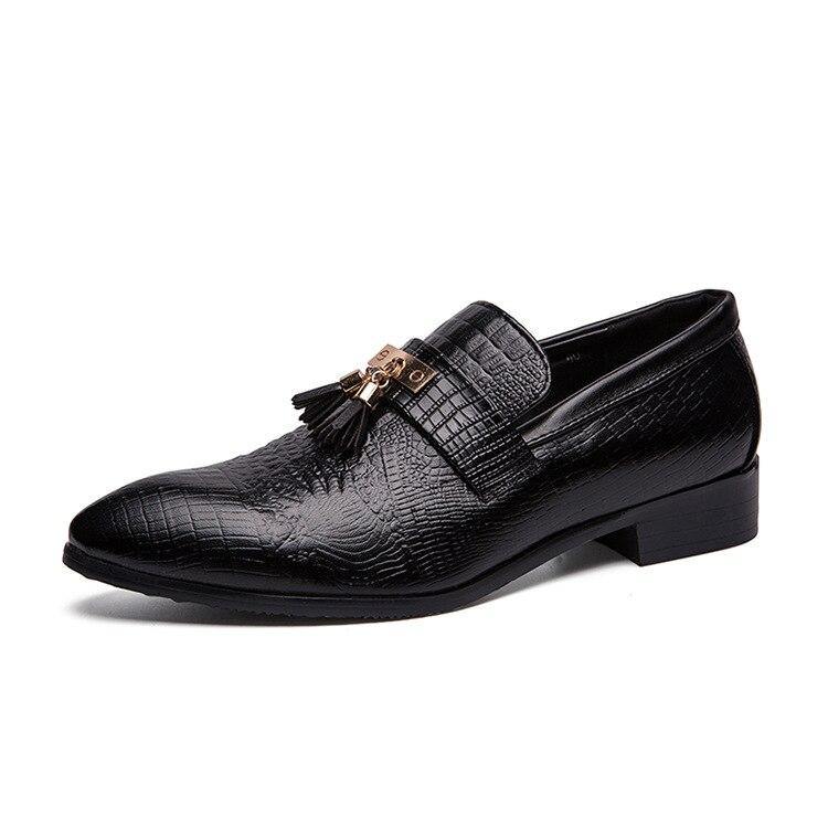 men's evening dress shoes snake skin leather wedding brogue oxford shoes fashion office social elegant business formal shoes men