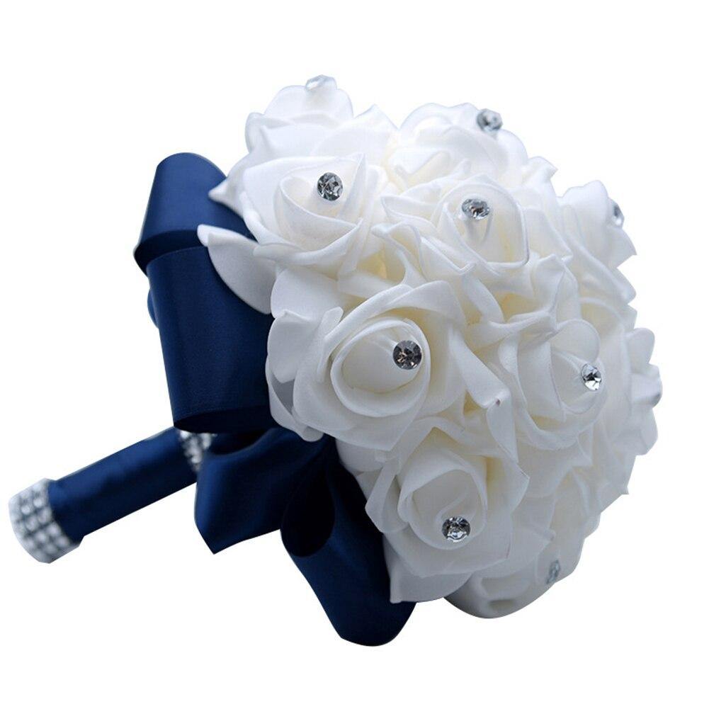 18*22cm Holding Flower Bride Simulation Bouquet Wedding Supplies PE Bridesmaid Wedding Foam flowers
