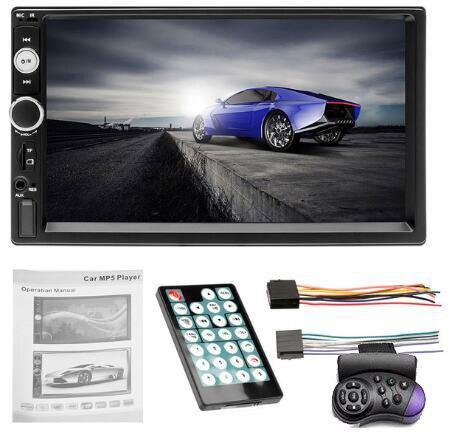 Universal 2 din Car Multimedia Player Autoradio 2din Stereo 7" Touch Screen Video MP5  Auto Radio Backup Camera