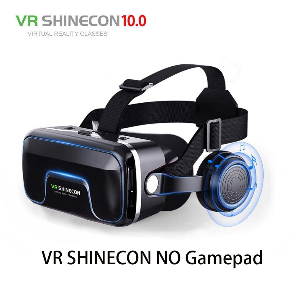 VR 3D Google Cardboard VR shinecon Pro Version VR Virtual Reality 3D Glasses Smart Bluetooth Wireless Remote Control Gamepad