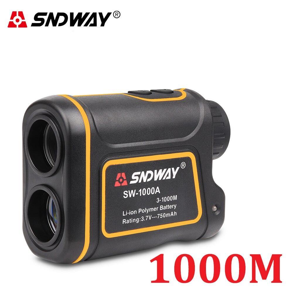 SNDWAY Telescope Laser Range Finder for Hunting Golf Sports 800M/1000M/1500M Monocular Rangefinder Laser Distance Meter Tools