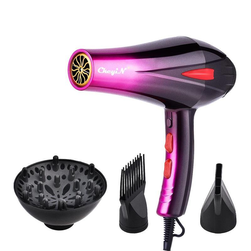 4000W Professional Hair Dryer 220V Blow Dryer Diffuser Nozzle Hot  & Cold Adjustment Powerful Fast Blower Hairdryer Styling Tool