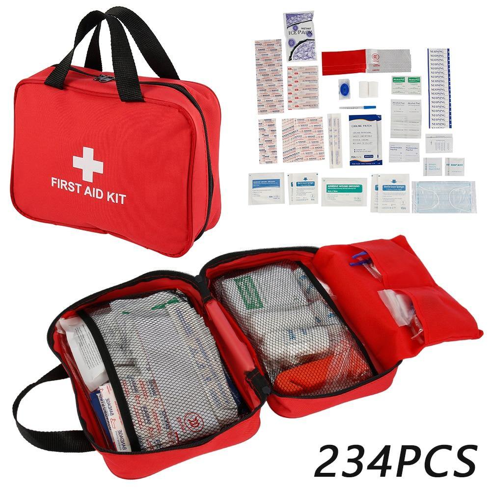 Portable Outdoor Waterproof Person Or Family First Aid Kit For Emergency Survival Medical Treatment In Travel Camping or Hiking