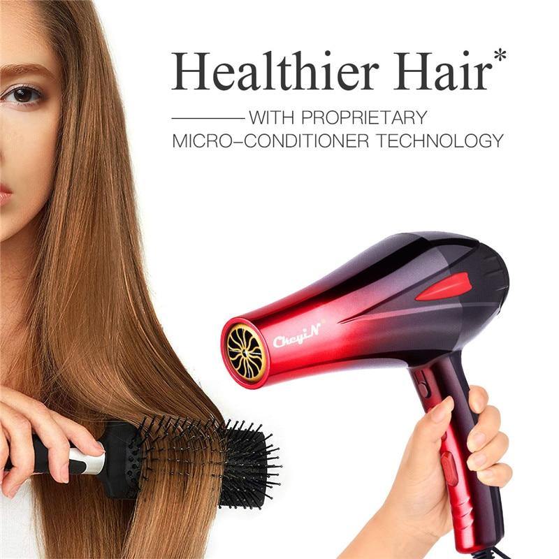 4000W Professional Hair Dryer 220V Blow Dryer Diffuser Nozzle Hot  & Cold Adjustment Powerful Fast Blower Hairdryer Styling Tool