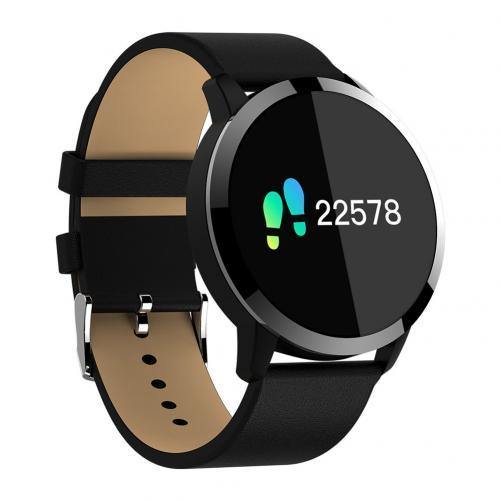 Q8 0.95-Inch OLED Color Screen Heart Rate Monitor Fitness Business Sports Smart Watch Multi-Language Waterproof Bracelet