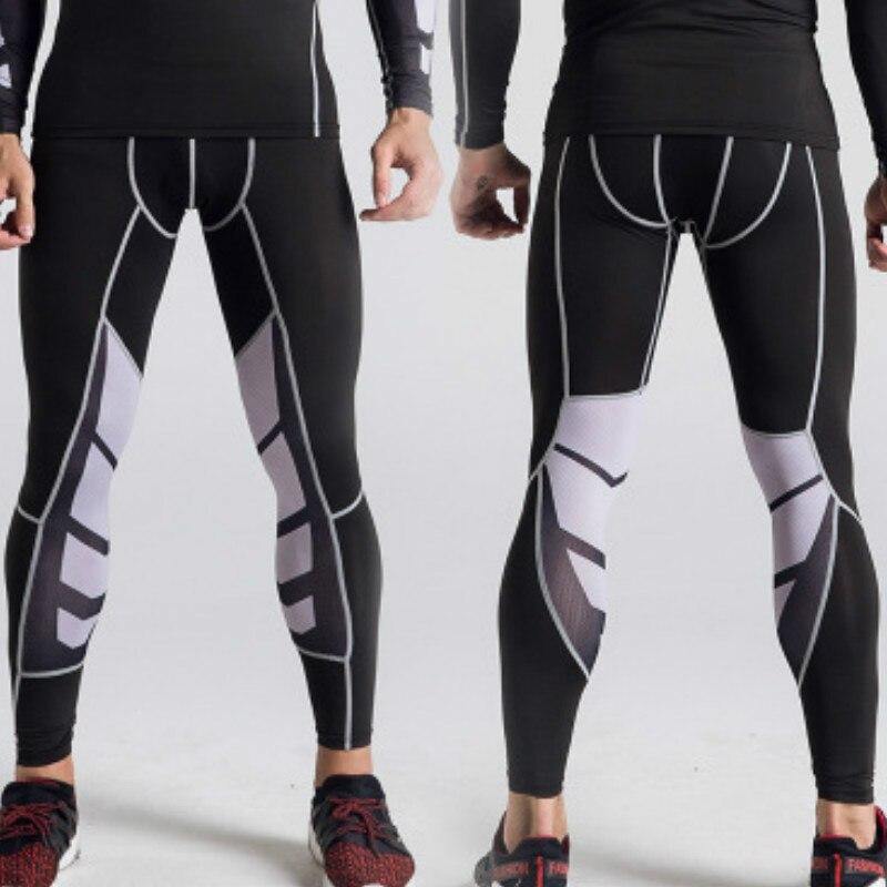 Compression Men Runing Leggings Pants Outdoors Basketball Football Training Tights Gym Fitness Sports Jogging Quick Dry Legging