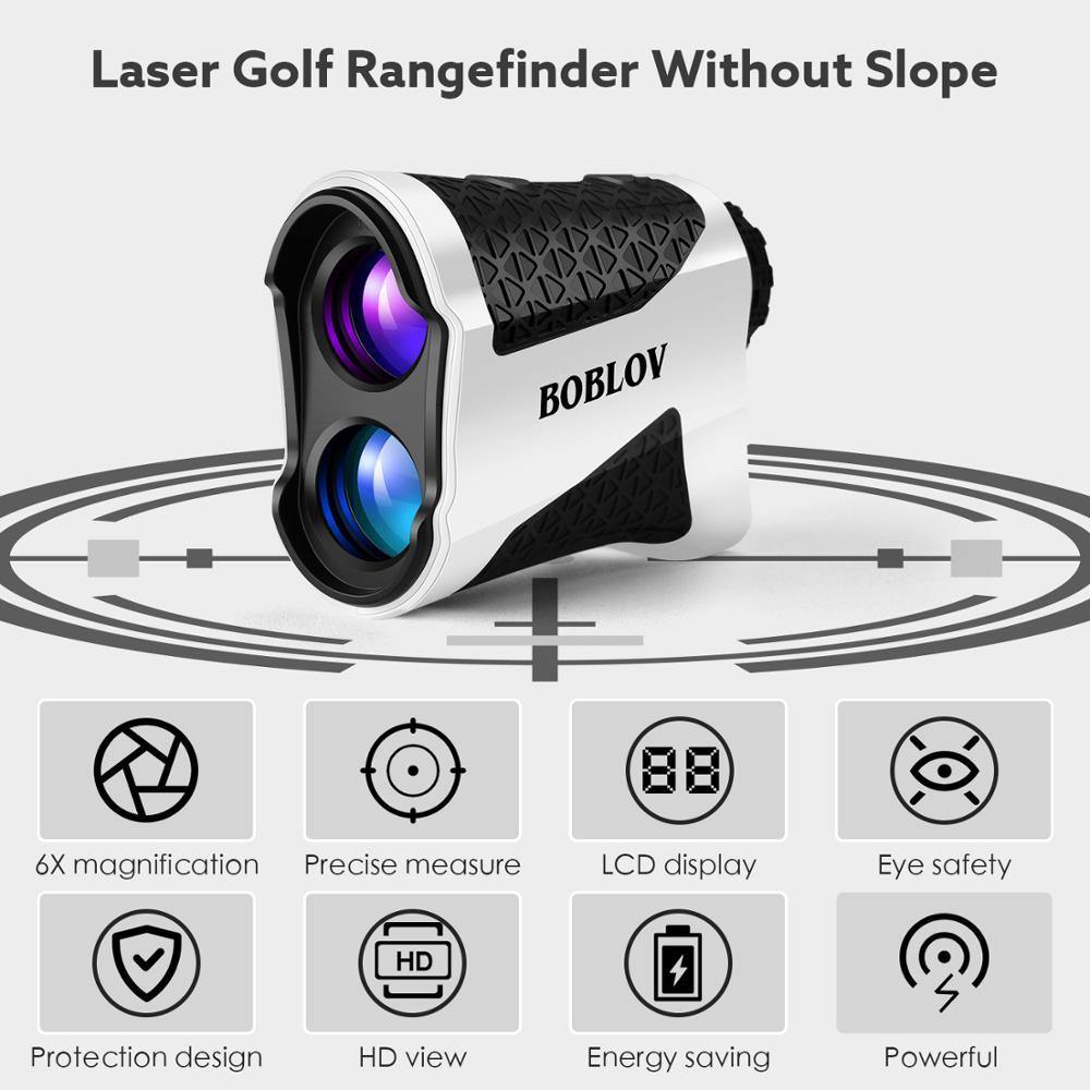 Boblov Laser Rangefinder Telescope 650 Yd Meter Distance Measuring Tool Range Finder Slope for Golf, Sport, Hunting,