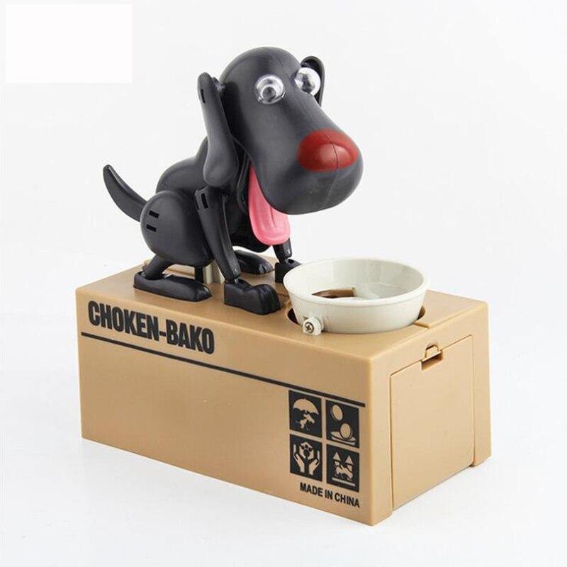 Greedy Robotic Doggy Bank Choken Bako Puppy Money Box Hungry Dog Coin Bank Automatic Money Saving Pot Dog Lovers Money Box Gift
