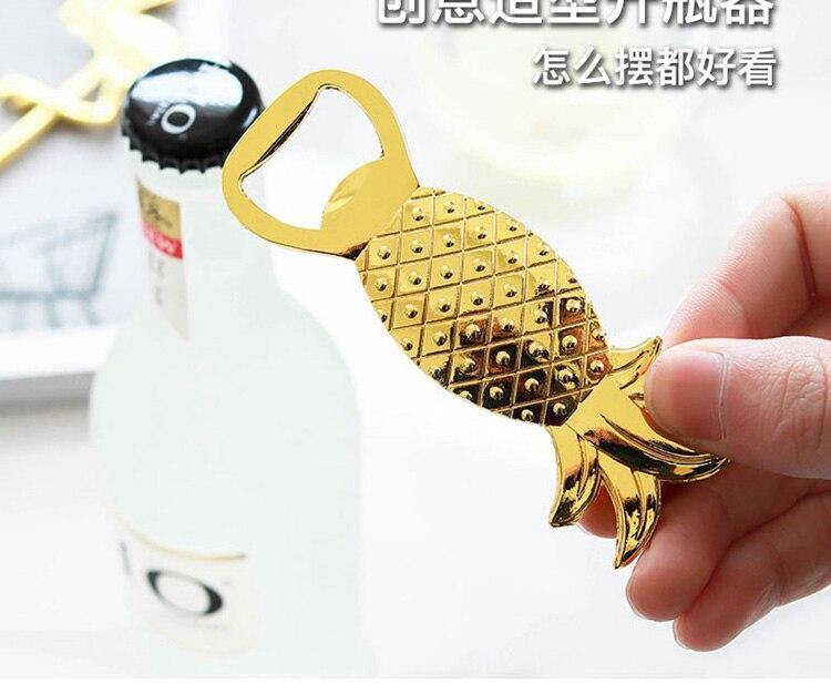 Gold Flamingo Alloy Beer Bottle Jar Opener Cute Wine Opener Birds Bottle Opener Card Of Bar Tool Wedding Gift For Guest