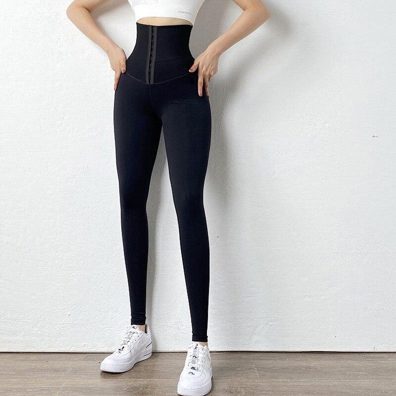 2020 Yoga Pants Stretchy Sport Leggings High Waist Compression Tights Sports Pants Push Up Running Women Gym Fitness Leggings