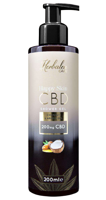 Herbalea – CBD Shower Gel Argan & Coconut Oil Plant base.