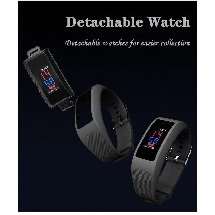 1080P HD Slim Wearable Mini DV Camera Voice Video Recording Audio Recorder Smart Band Watch Bracelet