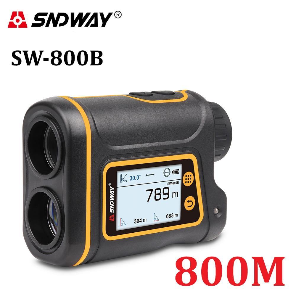 SNDWAY Telescope Laser Range Finder for Hunting Golf Sports 800M/1000M/1500M Monocular Rangefinder Laser Distance Meter Tools